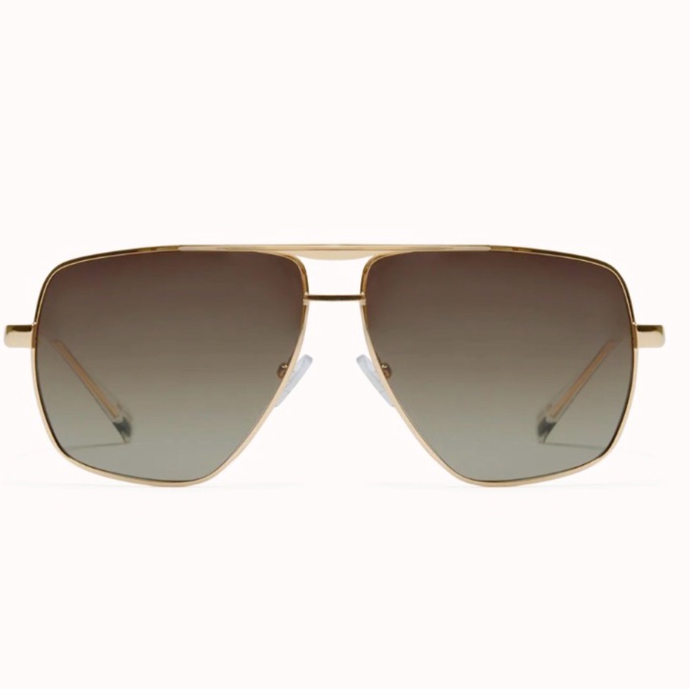 Gold Aviator Sunglasses